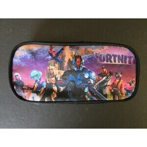 Fortnite Pencil/Game Case With Single Compartment Zipper, 8" x 4" Good Condition